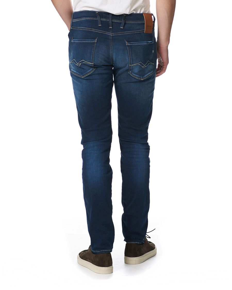 Herre | Jeans | Replay | Anbass Hyperflex X-Lite Jeans Dark Blue