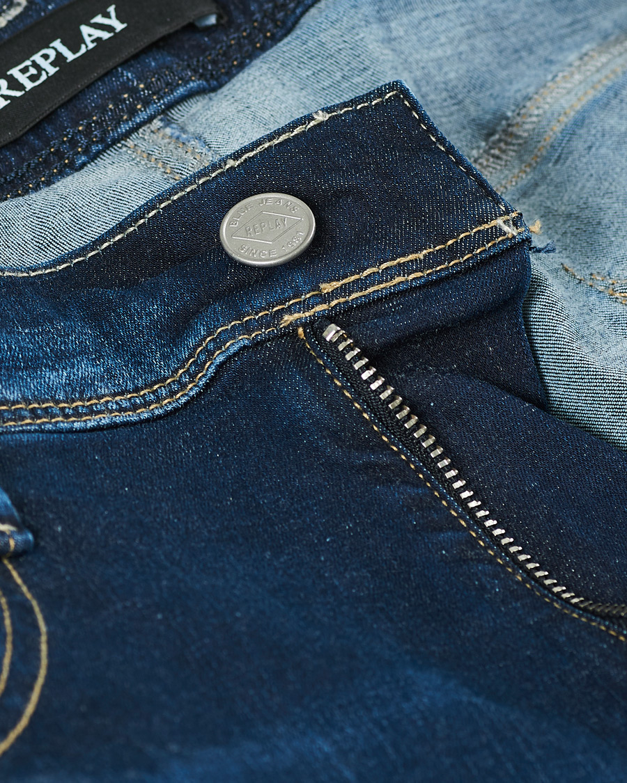 Herre | Jeans | Replay | Anbass Hyperflex X-Lite Jeans Dark Blue