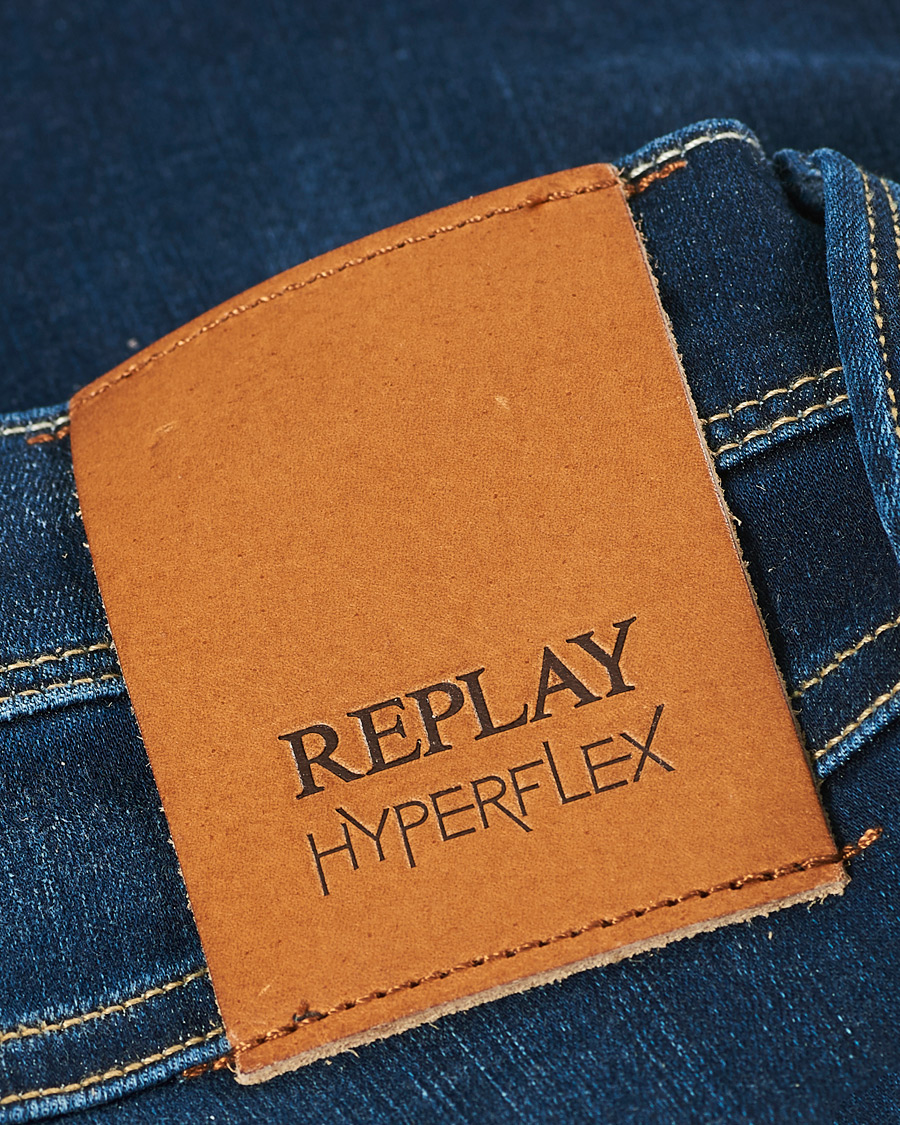 Herre | Jeans | Replay | Anbass Hyperflex X-Lite Jeans Dark Blue