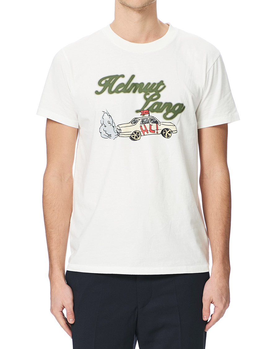Herre | T-Shirts | Helmut Lang | Taxi Tee Ecru
