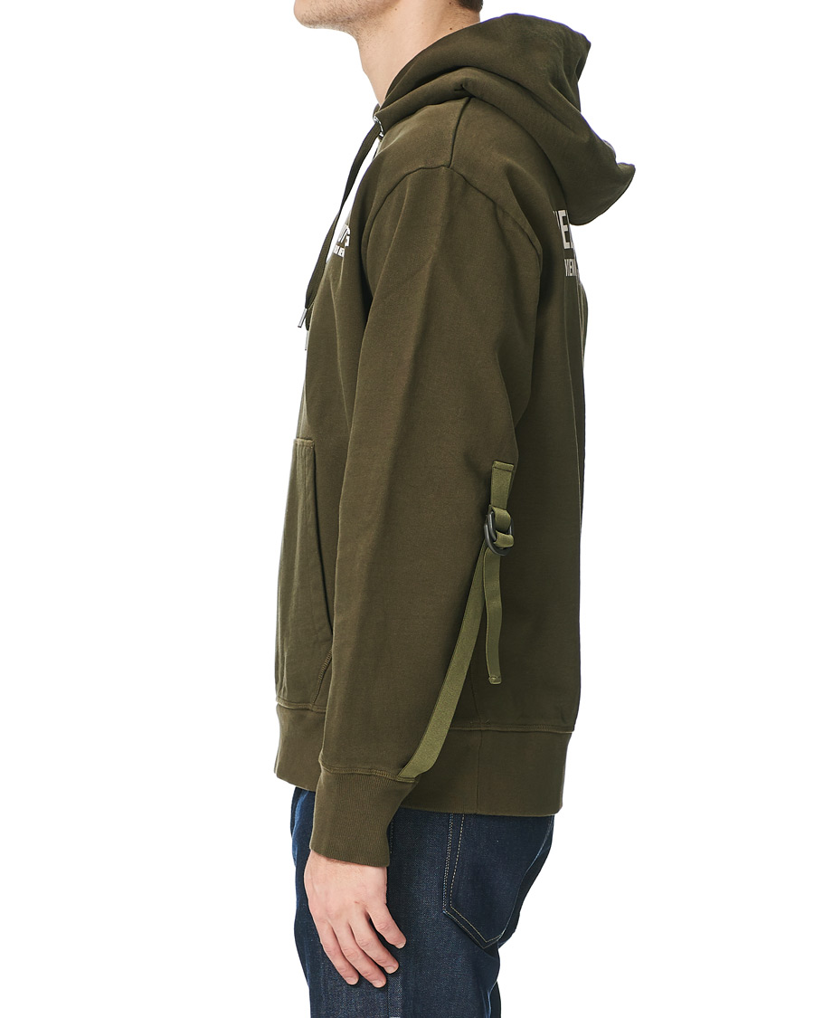 Herre | Trøjer | Helmut Lang | Strap Hoodie Hunter Sage