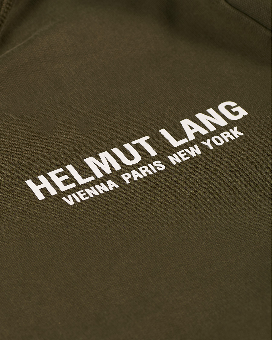 Herre | Trøjer | Helmut Lang | Strap Hoodie Hunter Sage