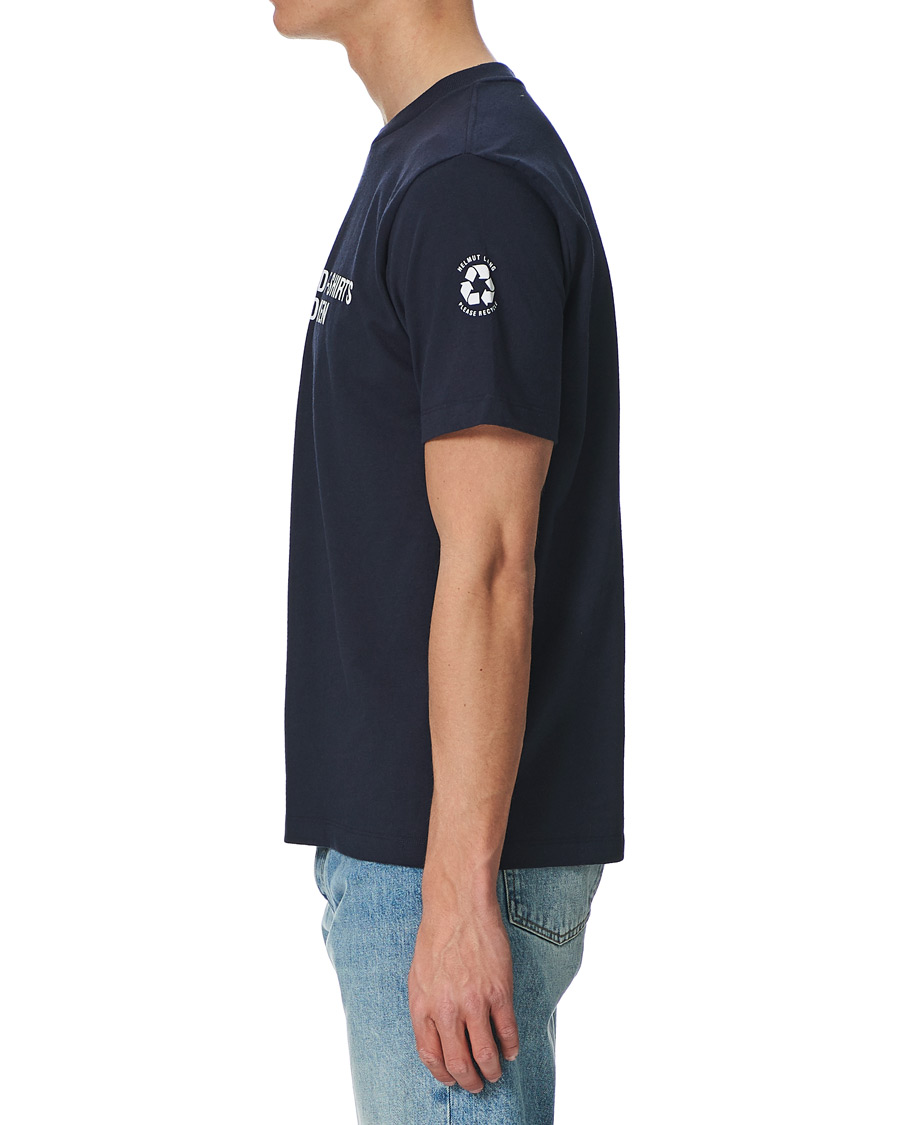 Herre | T-Shirts | Helmut Lang | Recycled T-Shirt Navy