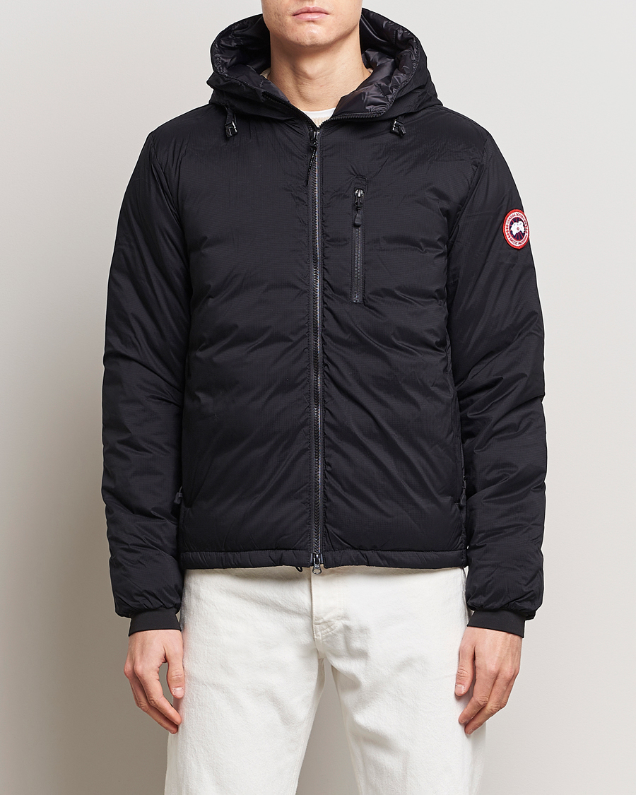 Herre | Dunjakker | Canada Goose | Lodge Hoody Black