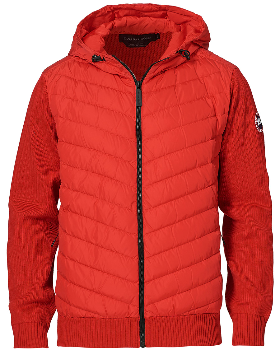 Herre | Jakker | Canada Goose | Hybridge Knitted Hoodie Red