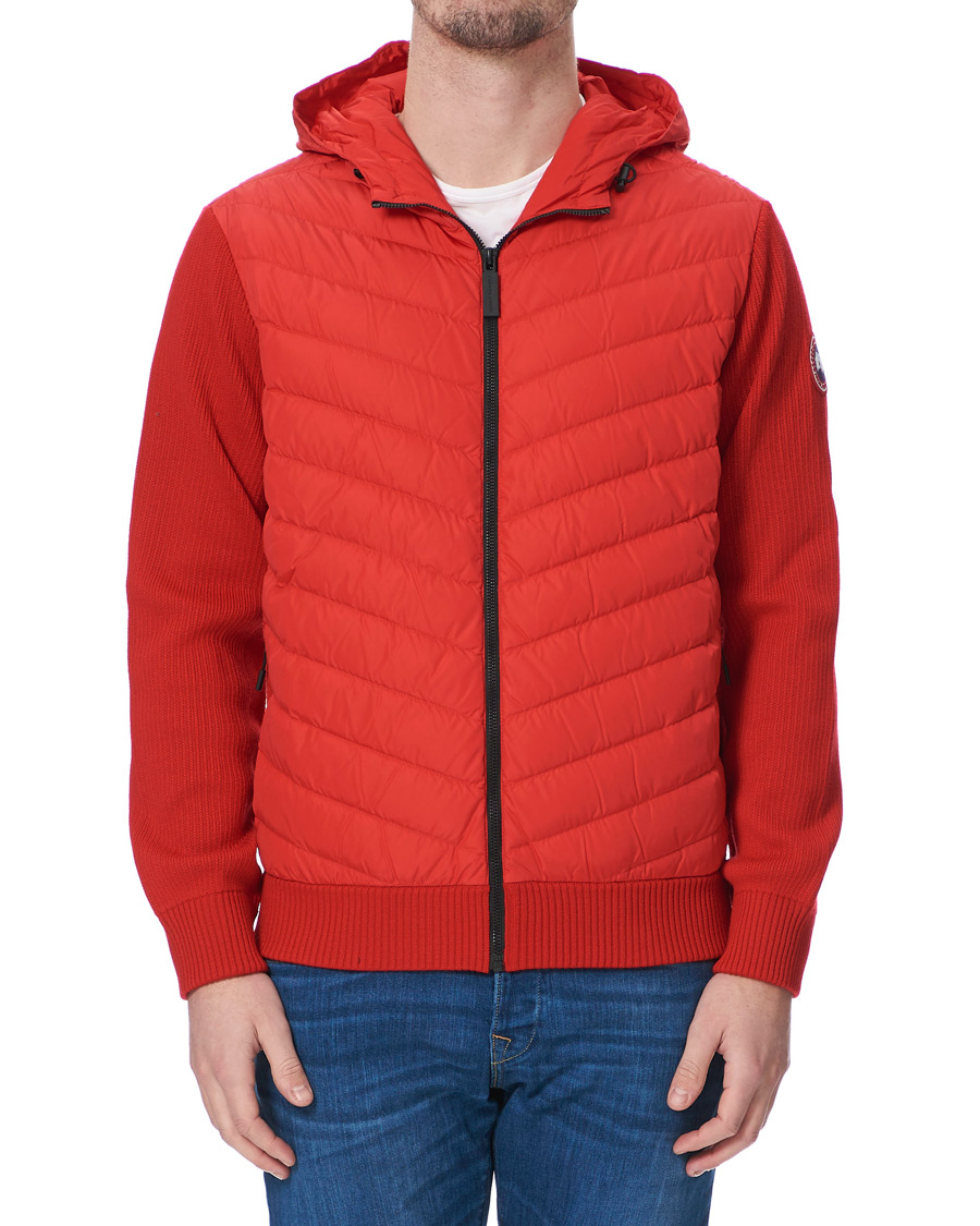 Herre | Jakker | Canada Goose | Hybridge Knitted Hoodie Red