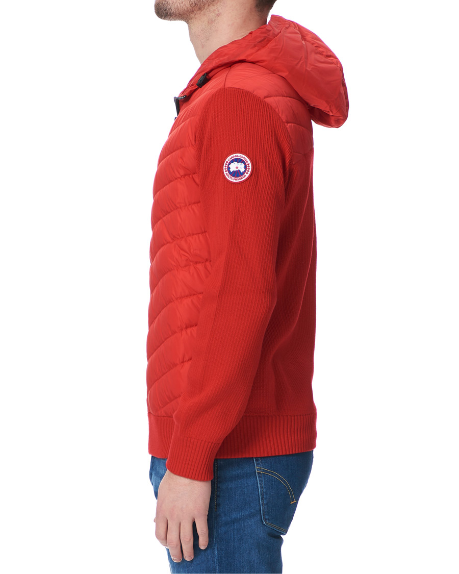 Herre | Jakker | Canada Goose | Hybridge Knitted Hoodie Red