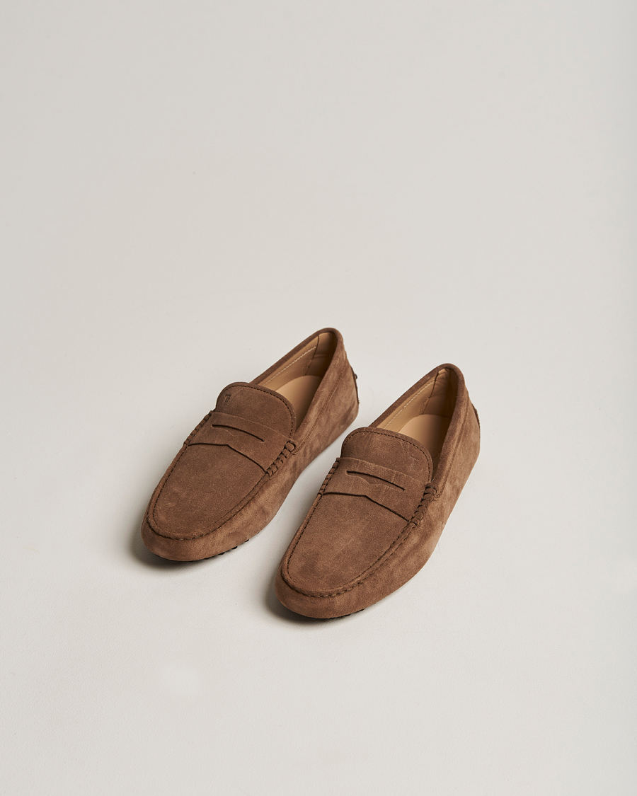 Herre | Italian Department | Tod's | Gommino Carshoe Brown Suede