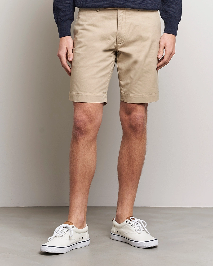 Herre | Tøj | Polo Ralph Lauren | Tailored Slim Fit Shorts Khaki