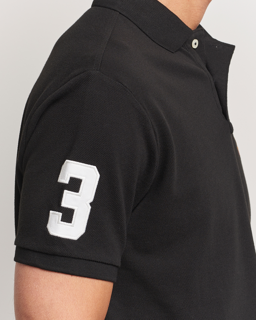 Herre | Polotrøjer | Polo Ralph Lauren | Custom Slim Fit Match Club Polo Black