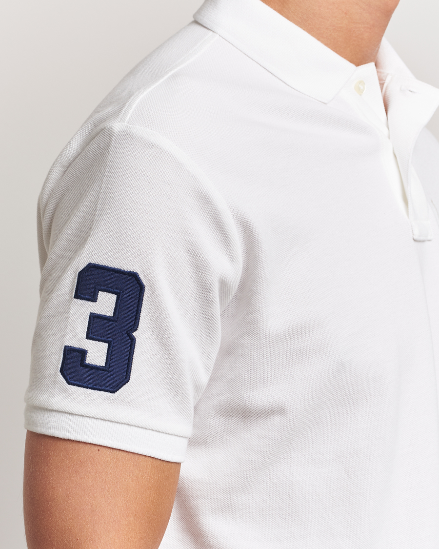 Herre | Polotrøjer | Polo Ralph Lauren | Custom Slim Fit Match Club Polo White