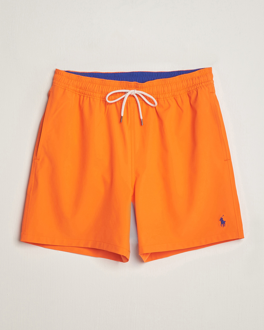 Herre | Badebukser | Polo Ralph Lauren | Recycled Traveler Boxer Swimshorts Sailing Orange
