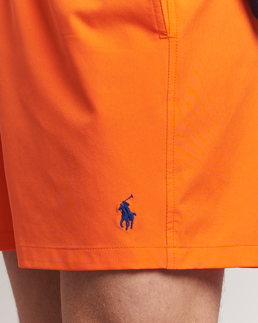 Herre | Badebukser | Polo Ralph Lauren | Recycled Traveler Boxer Swimshorts Sailing Orange