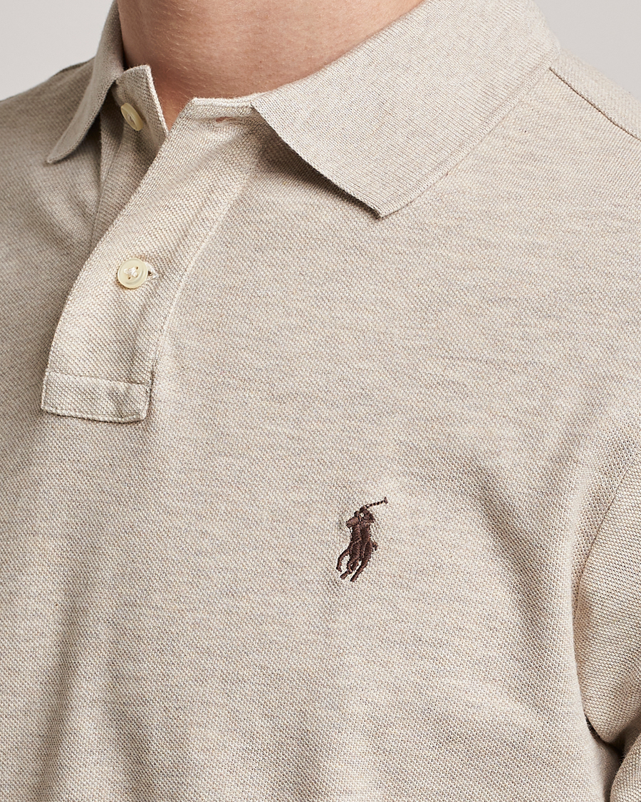 Herre | Polotrøjer | Polo Ralph Lauren | Custom Slim Fit Polo Expedition Dune Heather