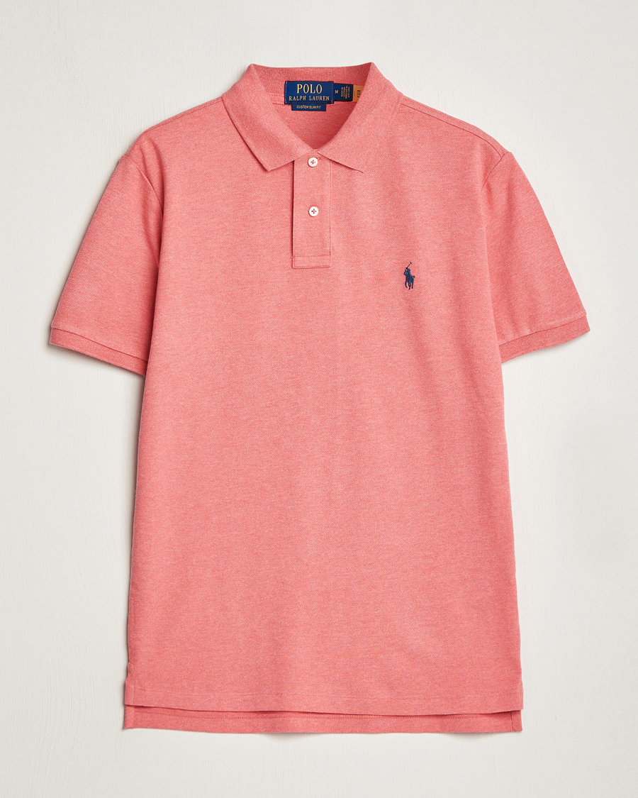 Herre | Polotrøjer | Polo Ralph Lauren | Custom Slim Fit Polo Highland Rose Heather