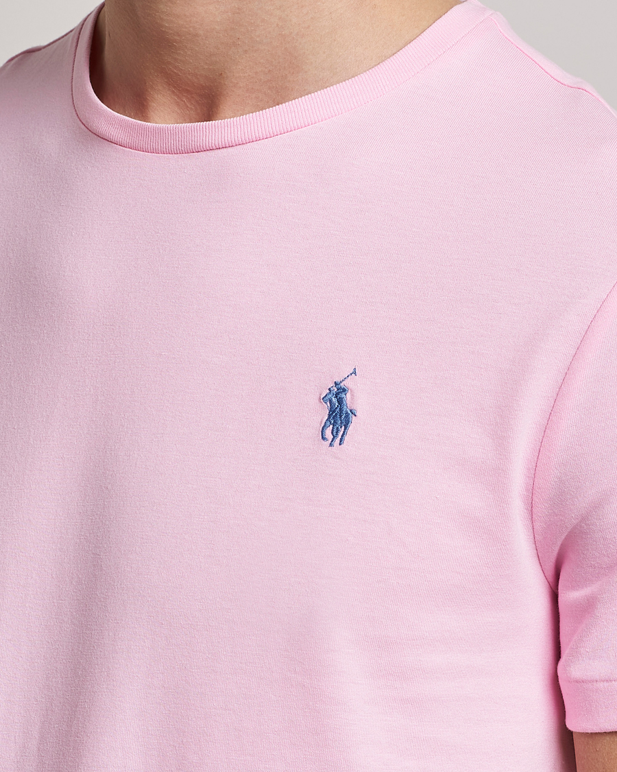 Herre | T-Shirts | Polo Ralph Lauren | Crew Neck T-Shirt Carmel Pink