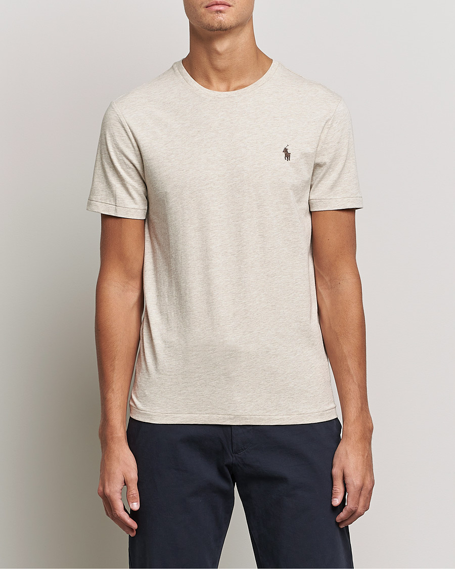 Herre | Kortærmede t-shirts | Polo Ralph Lauren | Crew Neck T-Shirt Expedition Dune Heather