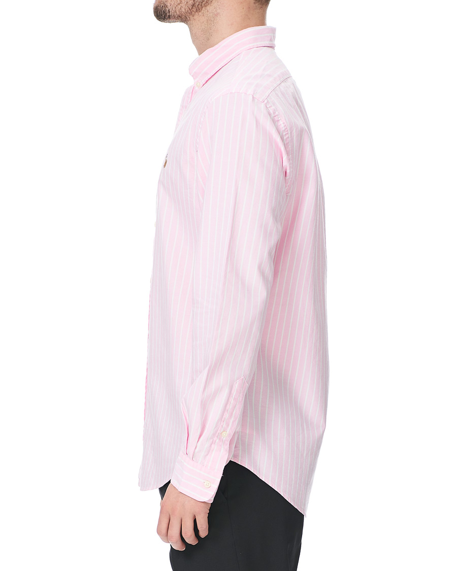 Herre | Skjorter | Polo Ralph Lauren | Slim Fit Oxford Striped Shirt Pink/White