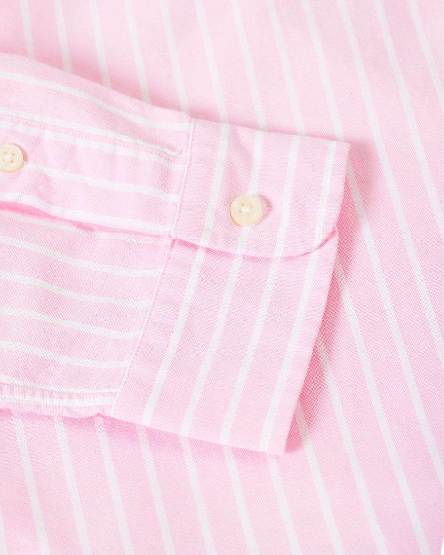 Herre | Skjorter | Polo Ralph Lauren | Slim Fit Oxford Striped Shirt Pink/White