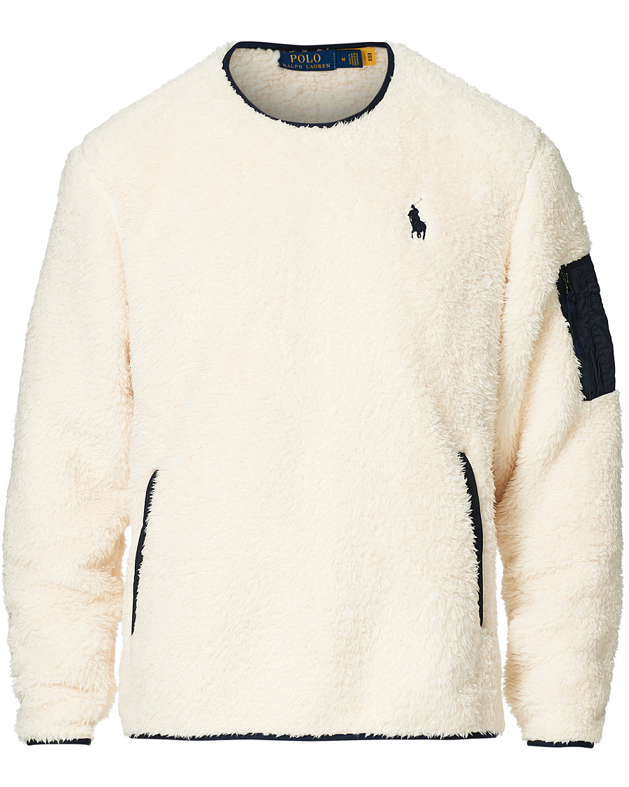 Herre | Trøjer | Polo Ralph Lauren | Curly Sherpa Sweater Winter Cream