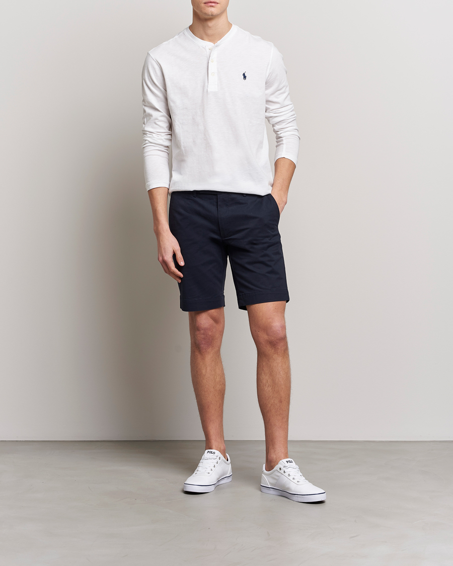 Herre | Trøjer | Polo Ralph Lauren | Slub Jersey Henley White