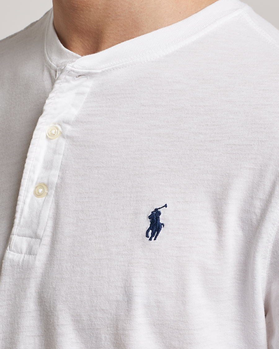 Herre | Trøjer | Polo Ralph Lauren | Slub Jersey Henley White