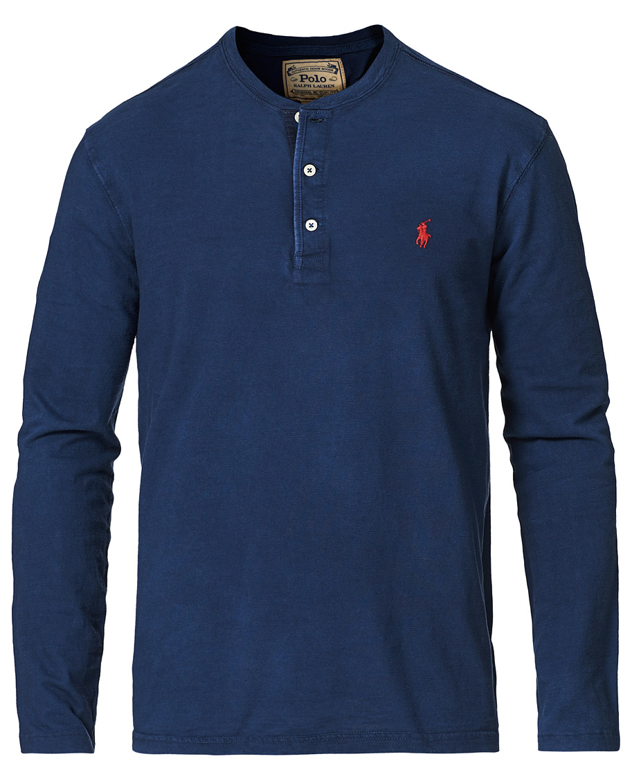 Herre | Trøjer | Polo Ralph Lauren | Slub Jersey Henley Cruise Navy