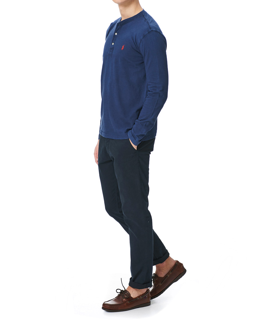 Herre | Trøjer | Polo Ralph Lauren | Slub Jersey Henley Cruise Navy