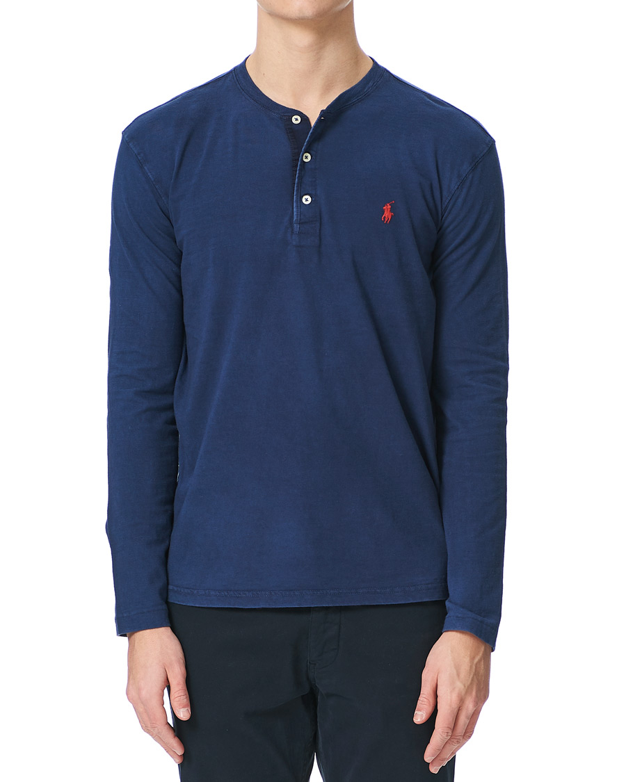 Herre | Trøjer | Polo Ralph Lauren | Slub Jersey Henley Cruise Navy