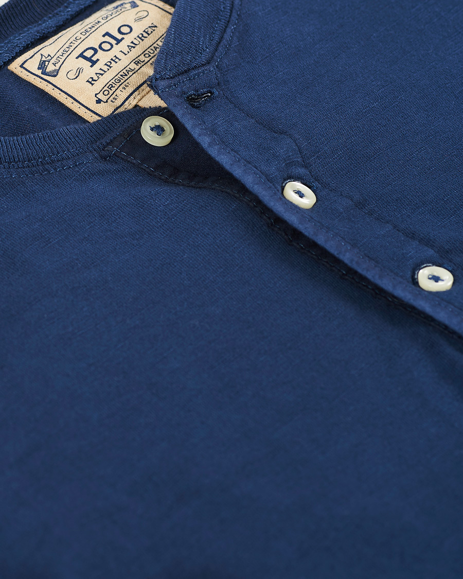 Herre | Trøjer | Polo Ralph Lauren | Slub Jersey Henley Cruise Navy