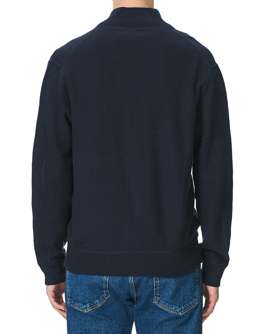 Herre | Trøjer | Polo Ralph Lauren | Textured Full-Zip Sweater Navy Heather