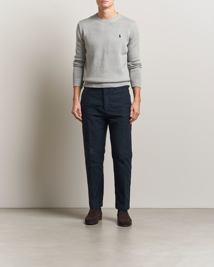 Herre | Trøjer | Polo Ralph Lauren | Cotton Crew Neck Sweater Andover Heather