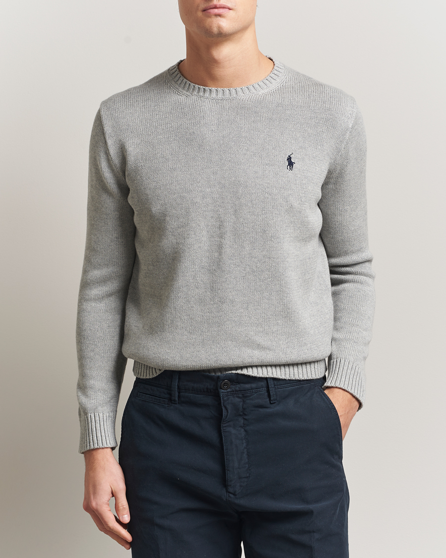 Herre | Trøjer | Polo Ralph Lauren | Cotton Crew Neck Sweater Andover Heather