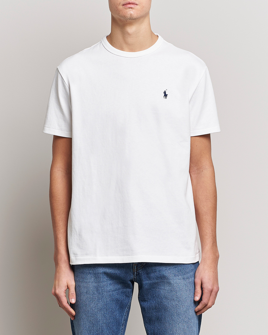 Herre | Hvide t-shirts | Polo Ralph Lauren | Heavyweight Crew Neck T-Shirt White