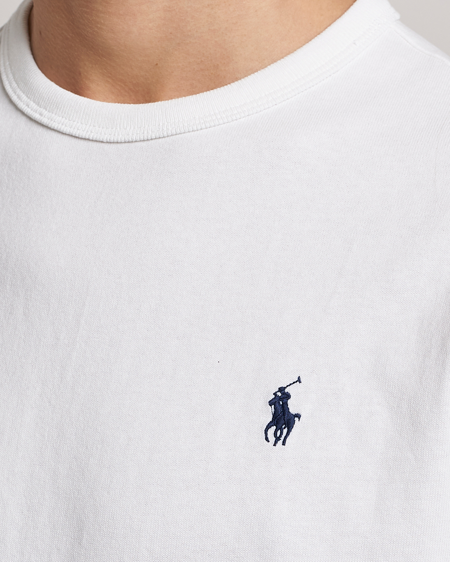 Herre | T-Shirts | Polo Ralph Lauren | Heavyweight Crew Neck T-Shirt White