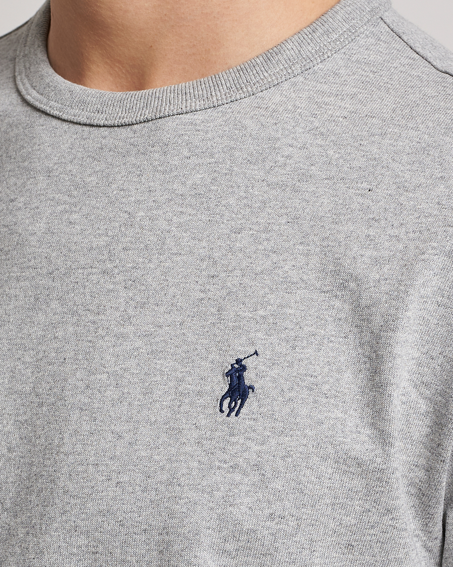 Herre | T-Shirts | Polo Ralph Lauren | Heavyweight Crew Neck T-Shirt Andover Heather