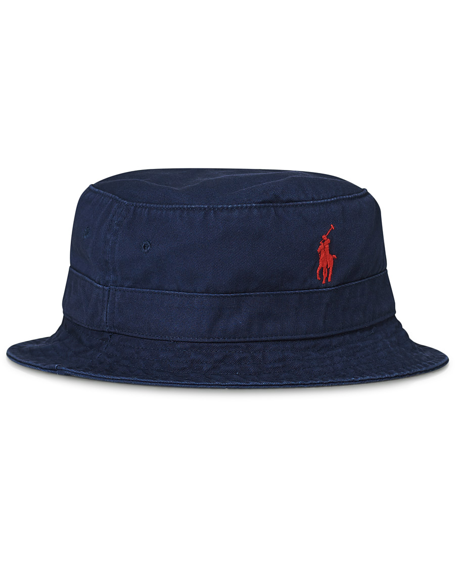 Herre | Polo Ralph Lauren Bucket Hat Navy | Polo Ralph Lauren | Bucket Hat Navy