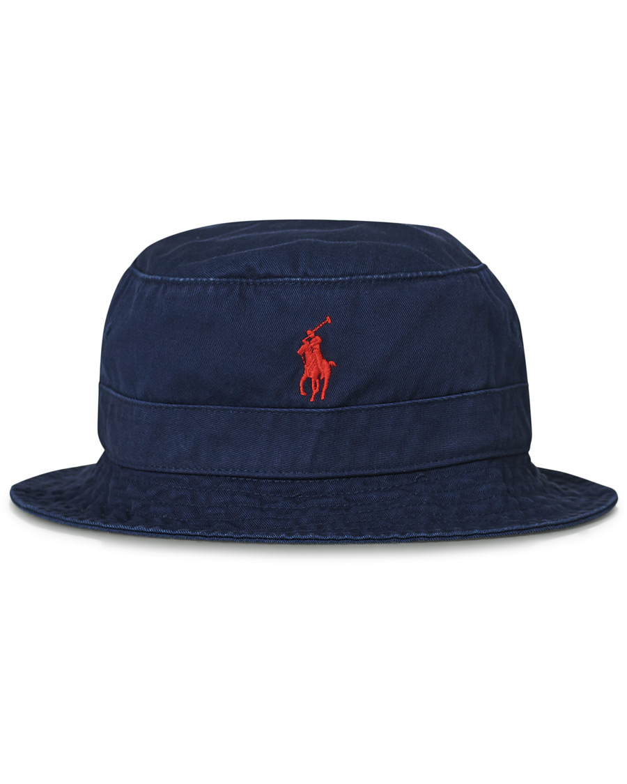 Herre | Polo Ralph Lauren Bucket Hat Navy | Polo Ralph Lauren | Bucket Hat Navy