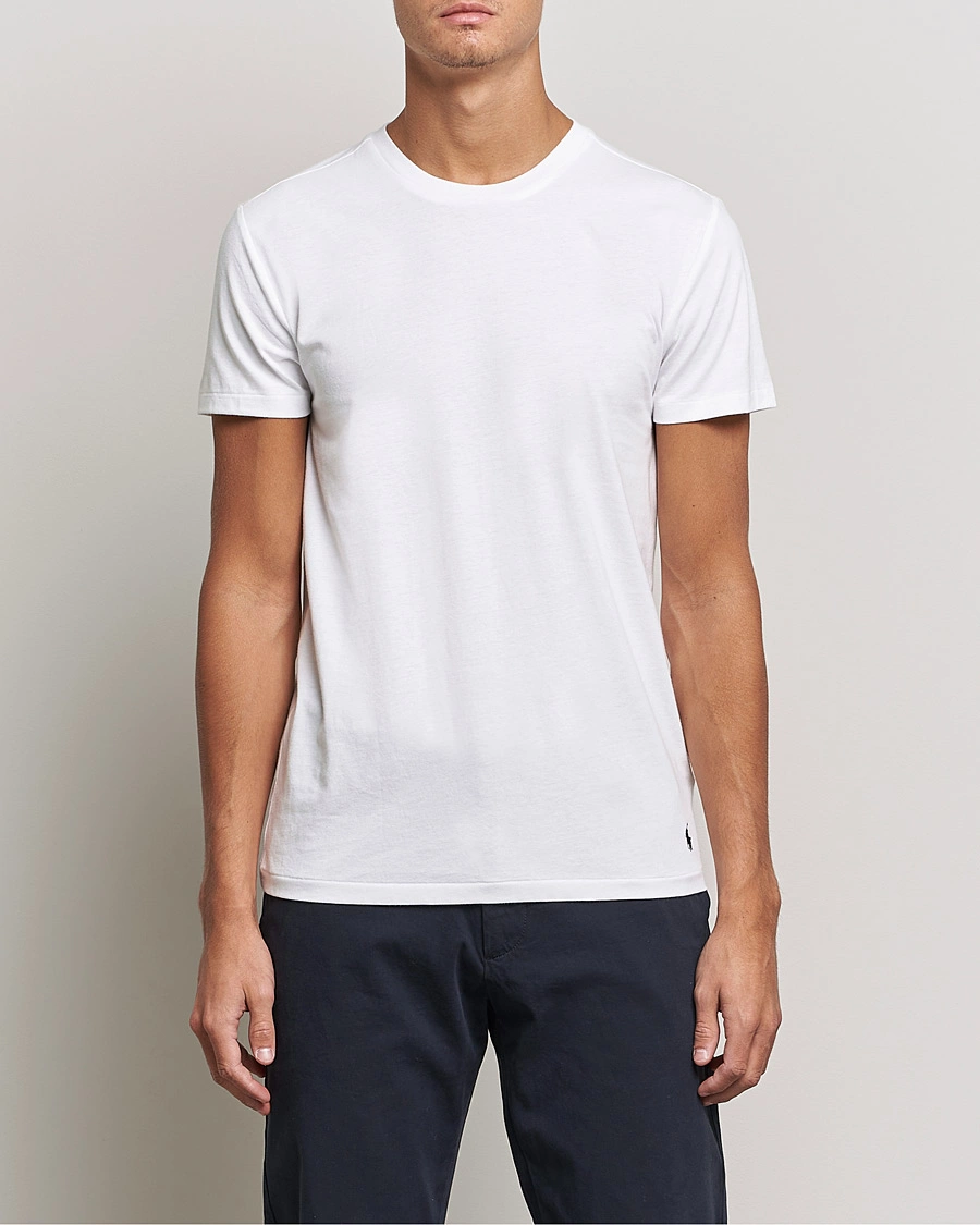 Herre | Flerpak | Polo Ralph Lauren | 3-Pack Crew Neck T-Shirt Navy/Charcoal/White