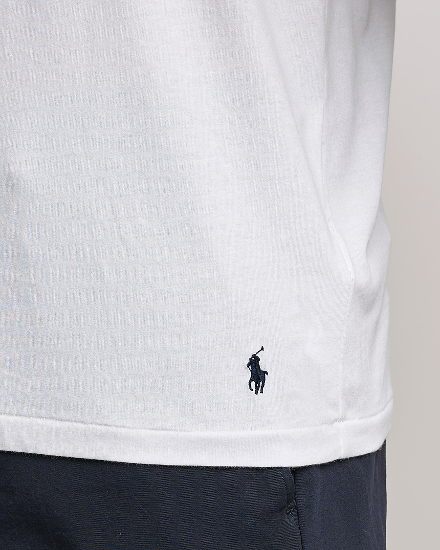 Herre | T-Shirts | Polo Ralph Lauren | 3-Pack Crew Neck T-Shirt Navy/Charcoal Heather/White