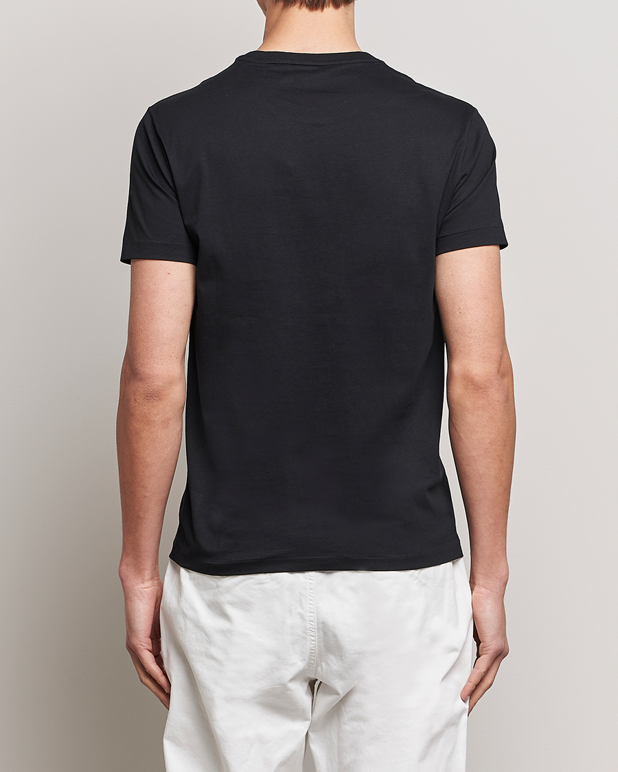 Herre | T-Shirts | Polo Ralph Lauren | Chest Crew Neck Tee Black