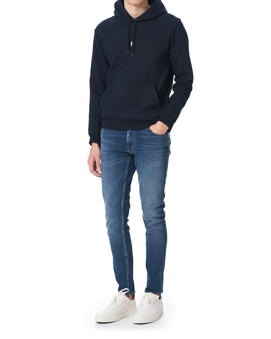 Herre | Trøjer | Polo Ralph Lauren | Chest Logo Hoodie Aviator Navy