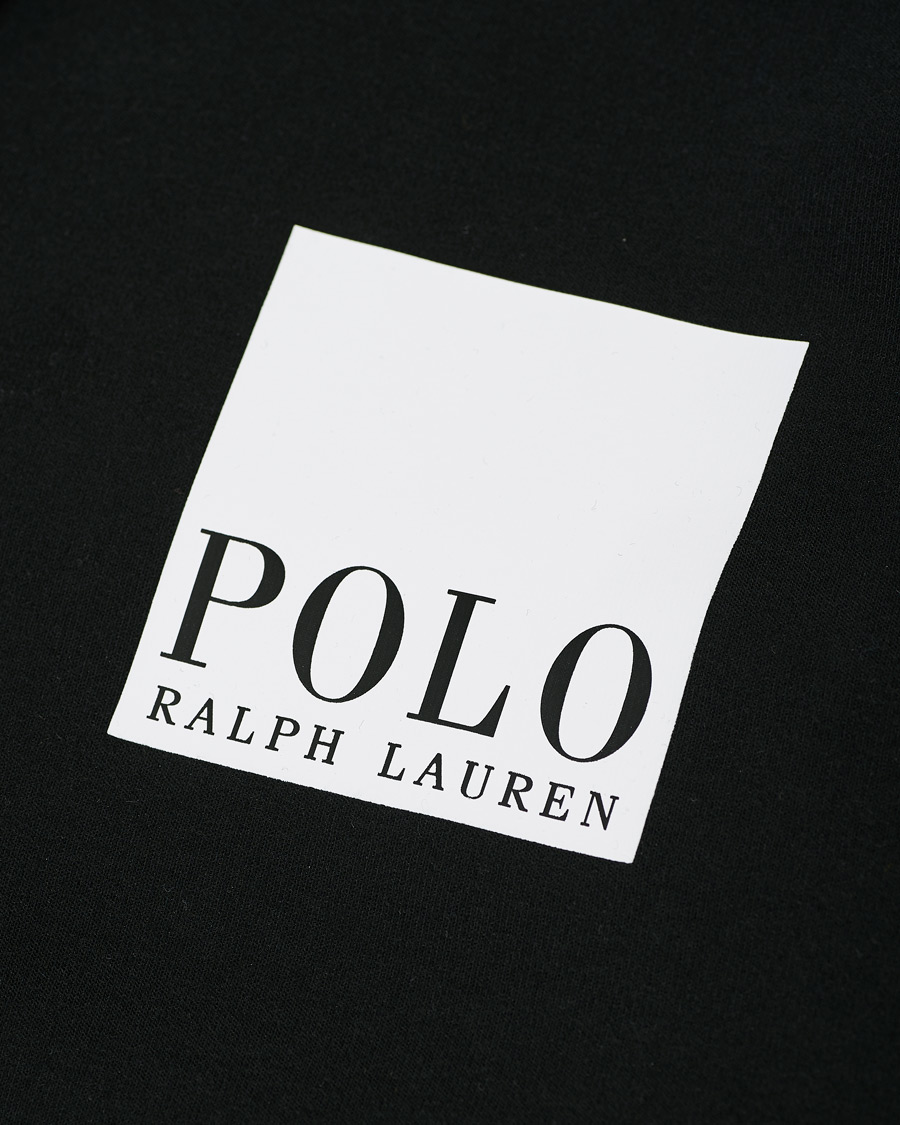 Herre | Trøjer | Polo Ralph Lauren | Box Logo Backprint Full Zip Hoodie Black