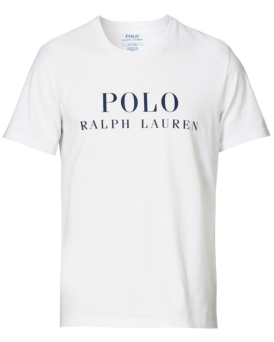 Herre | T-Shirts | Polo Ralph Lauren | Logo Crew Neck Tee White