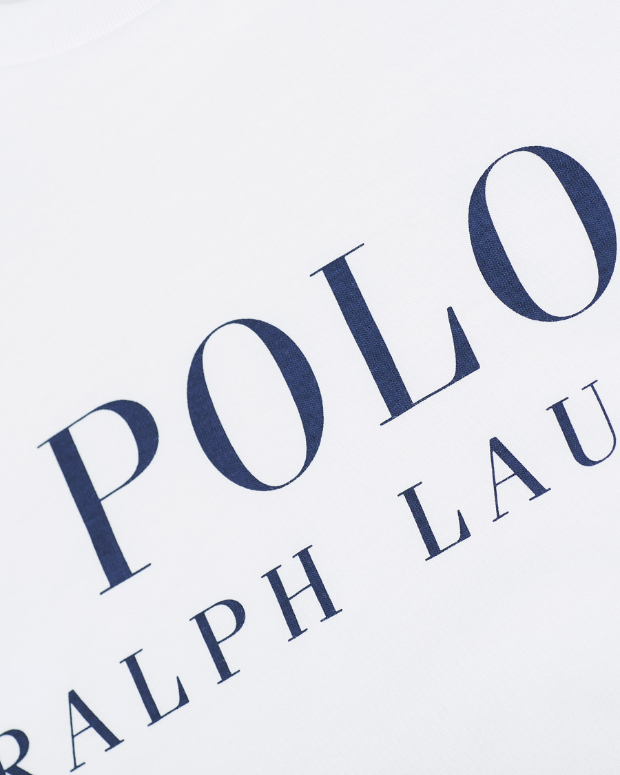 Herre | T-Shirts | Polo Ralph Lauren | Logo Crew Neck Tee White