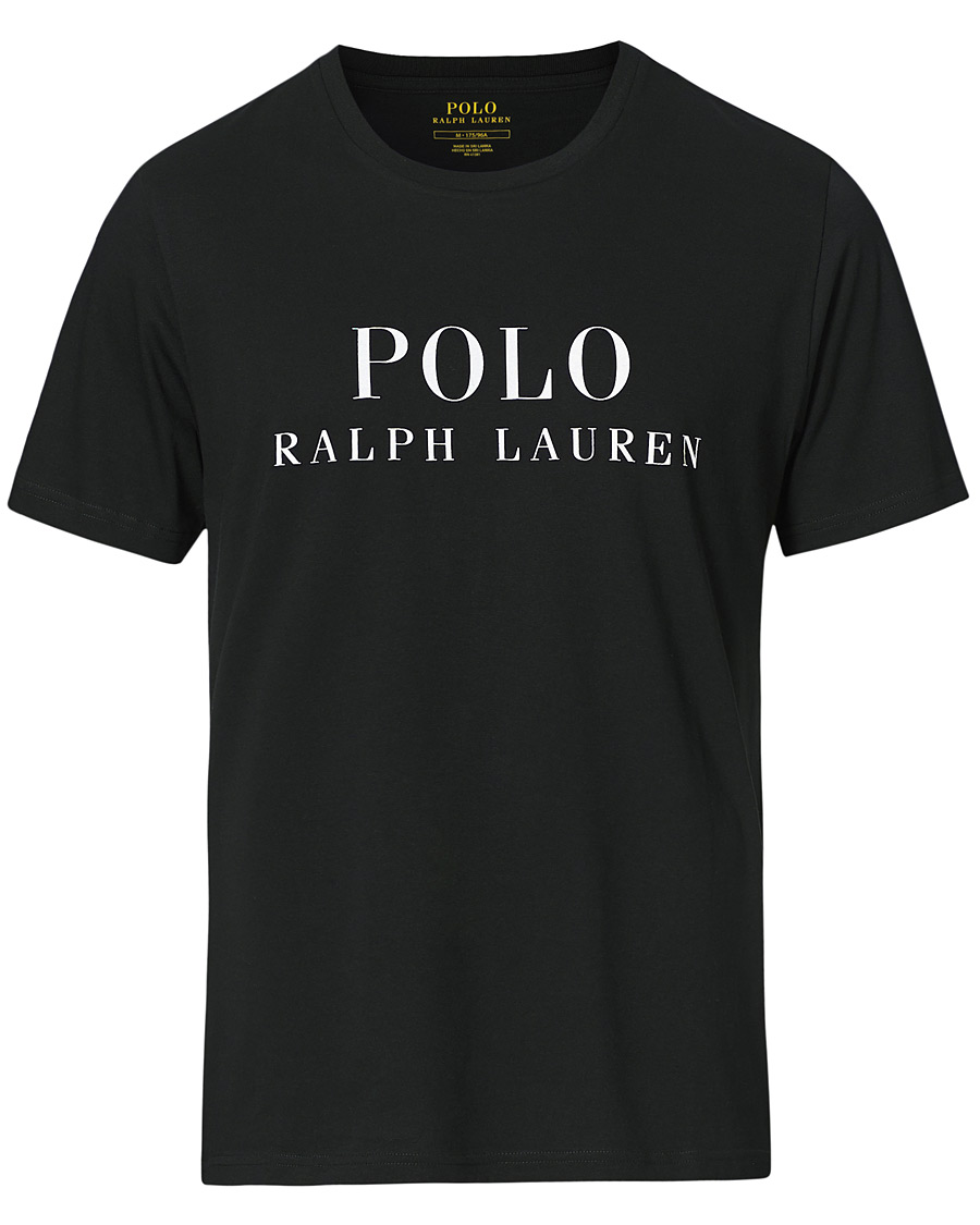 Herre | T-Shirts | Polo Ralph Lauren | Logo Crew Neck Tee Black