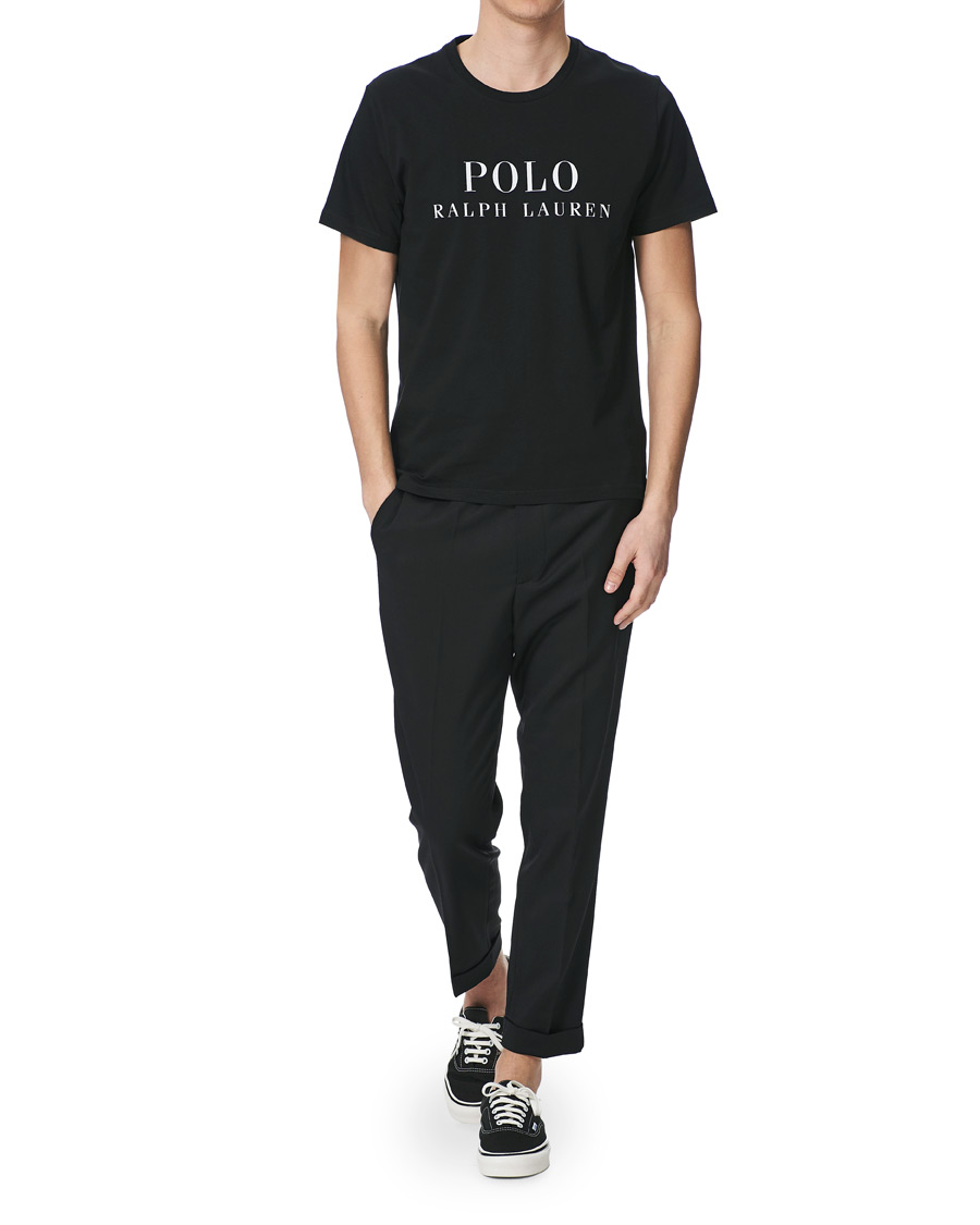 Herre | T-Shirts | Polo Ralph Lauren | Logo Crew Neck Tee Black