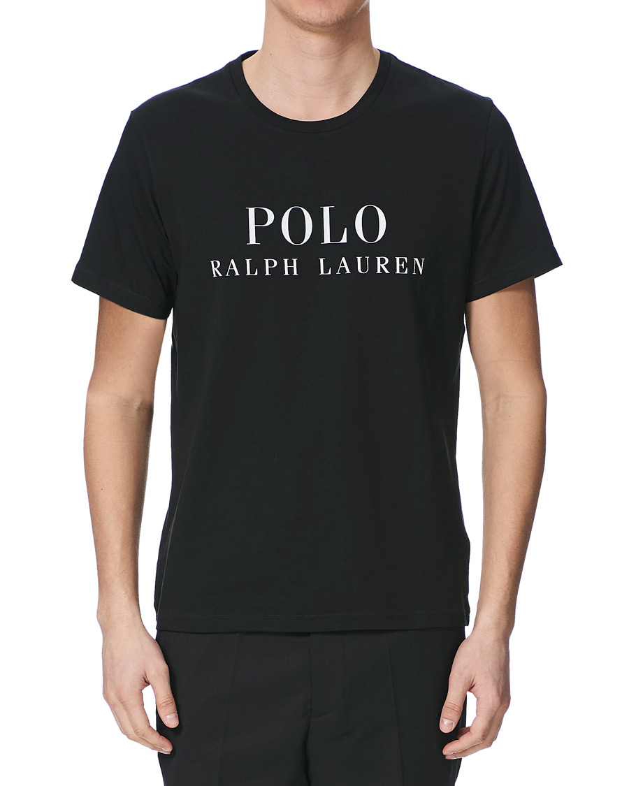Herre | T-Shirts | Polo Ralph Lauren | Logo Crew Neck Tee Black