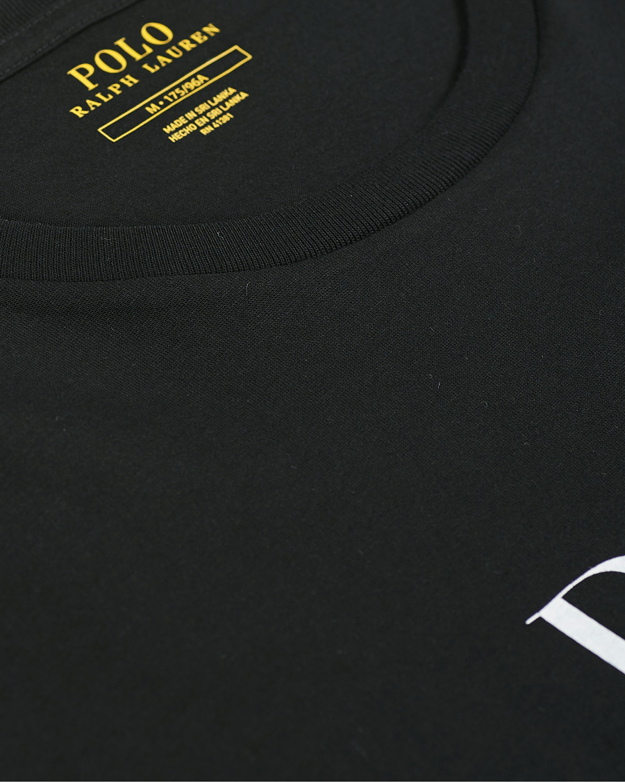 Herre | T-Shirts | Polo Ralph Lauren | Logo Crew Neck Tee Black