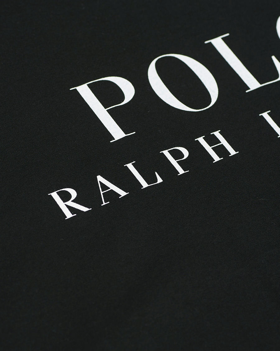 Herre | T-Shirts | Polo Ralph Lauren | Logo Crew Neck Tee Black